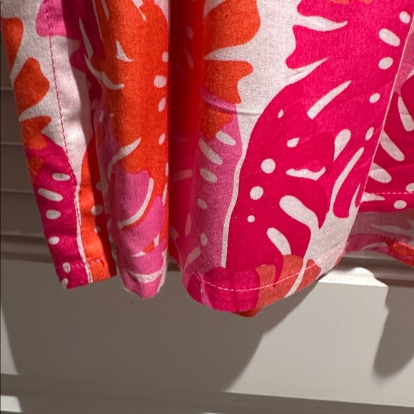 Escapada Pink & Orange blouse with tassels. Sz S Off the shoulders or not. - Picture 4 of 4